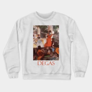 Cafe Concert by Edgar Degas Crewneck Sweatshirt